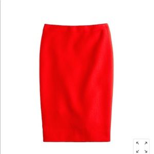 JCrew No. 2 pencil skirt double serge wool